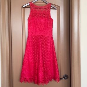 Monique Lhuillier lace cocktail dress